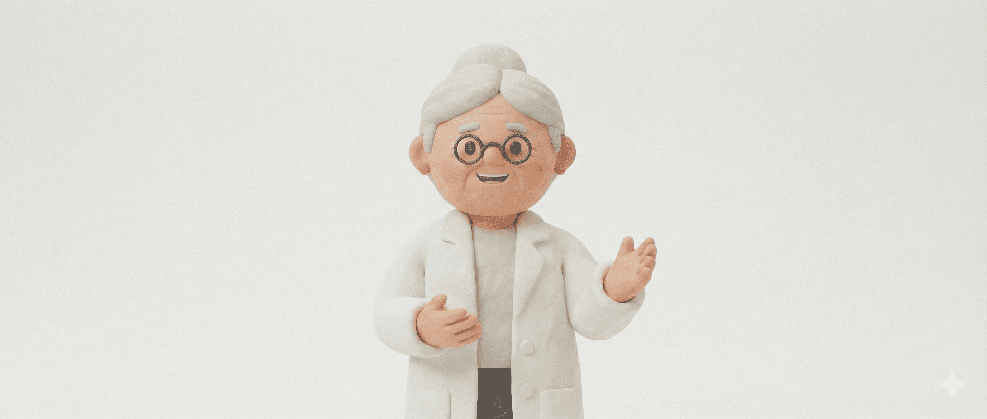 Médico senior mirando a cámara con confianza y experiencia